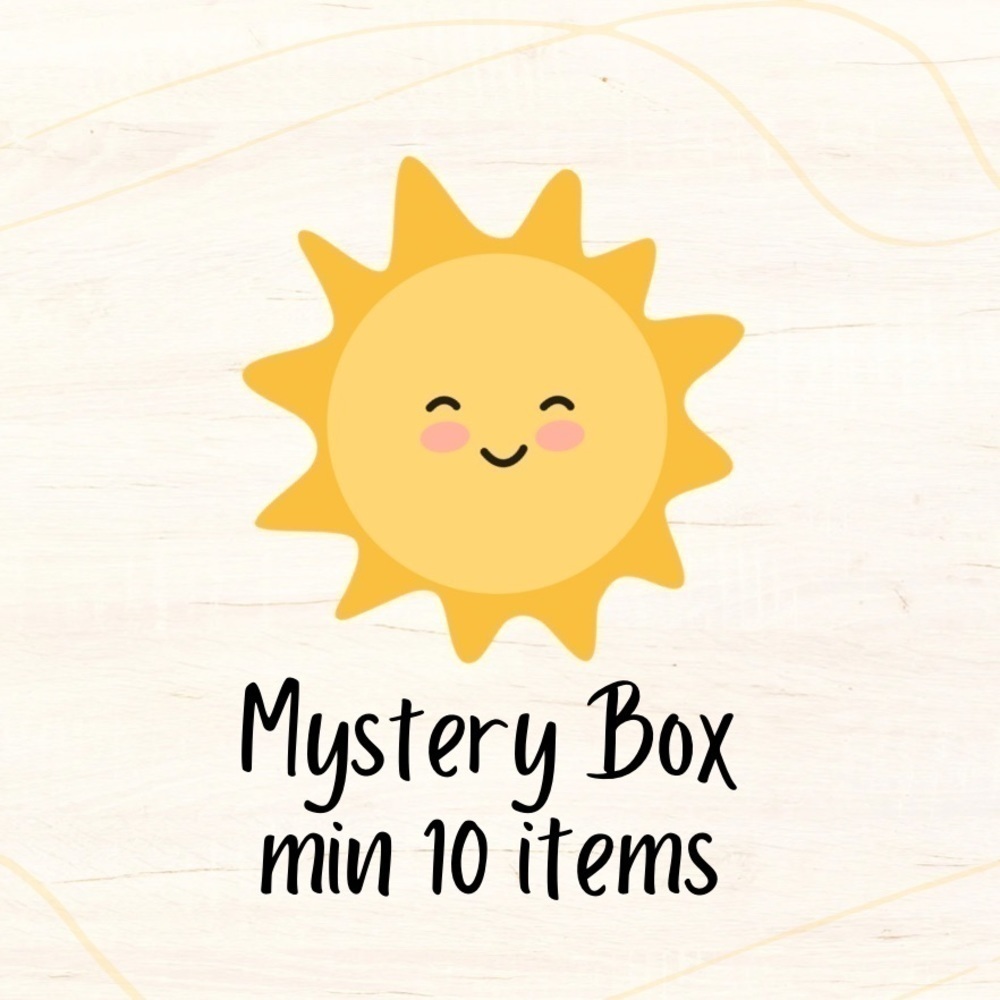 Mystery Box Min 10 Clothing Items - request size range